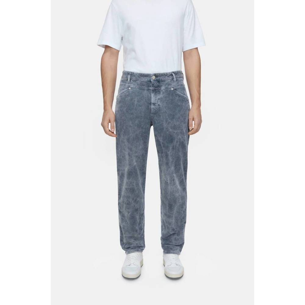 NEW CLOSED x-lent tapered cords trouser in shadow blue